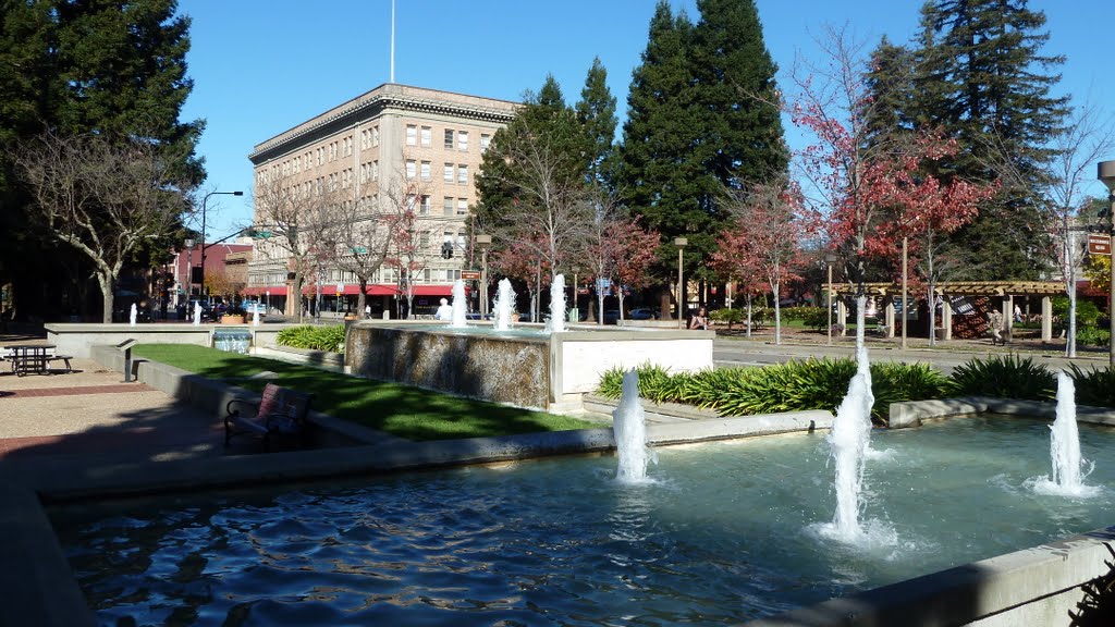 Old Courthouse Square. Santa Rosa, CA. USA