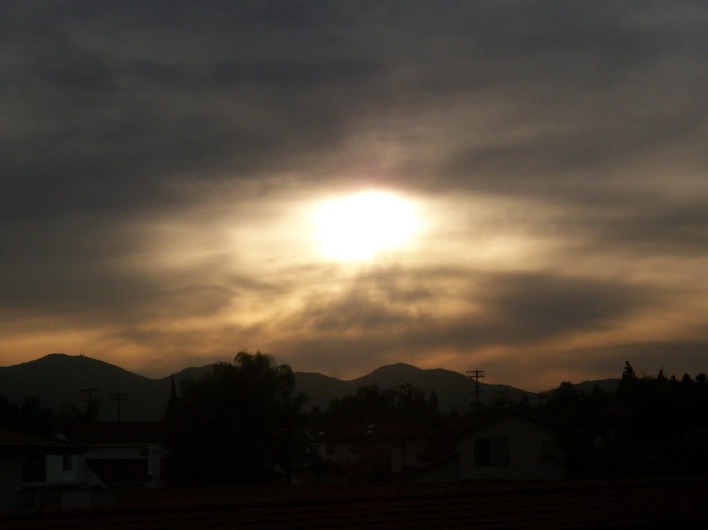 Clouds over Cowls Mountain