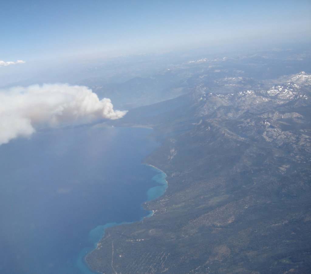 Lake Tahoe Forest Fire, California