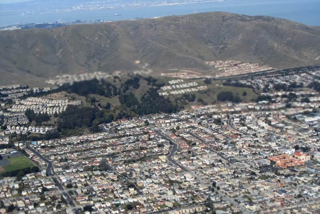 South San Francisco, birdseye view