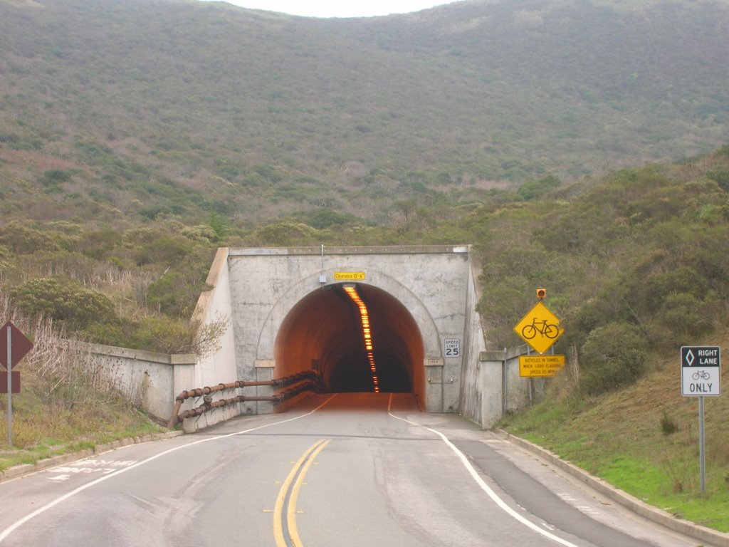 WEST ENTRANCE OF THE TUNNEL TO THE MARIN HEADLANDS