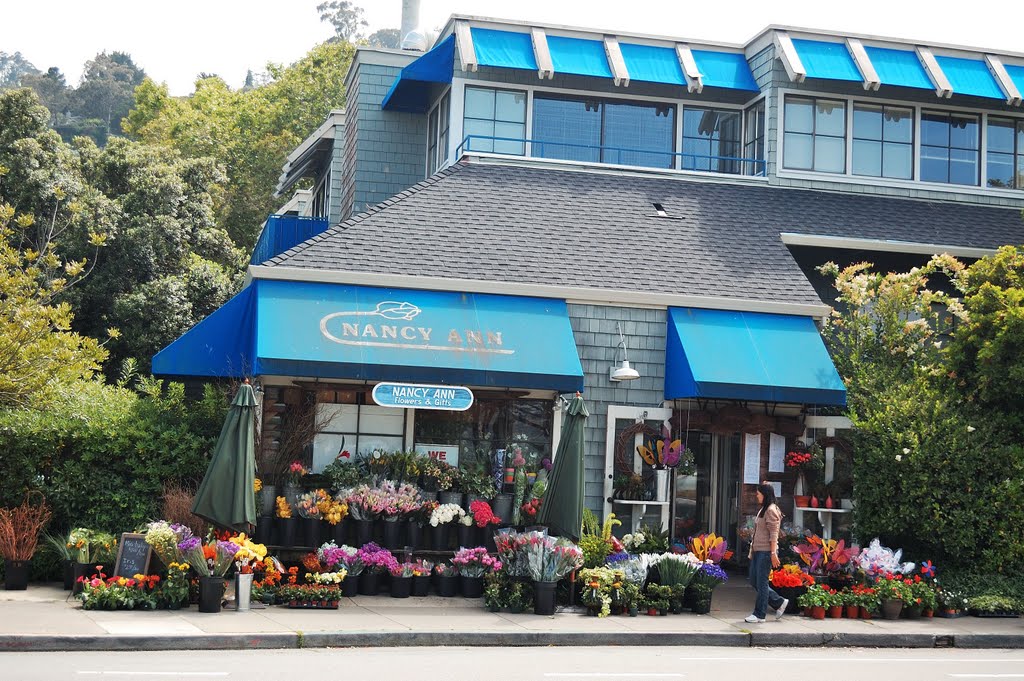 Nancy Anns Flowers, Sausalito, Marin, California