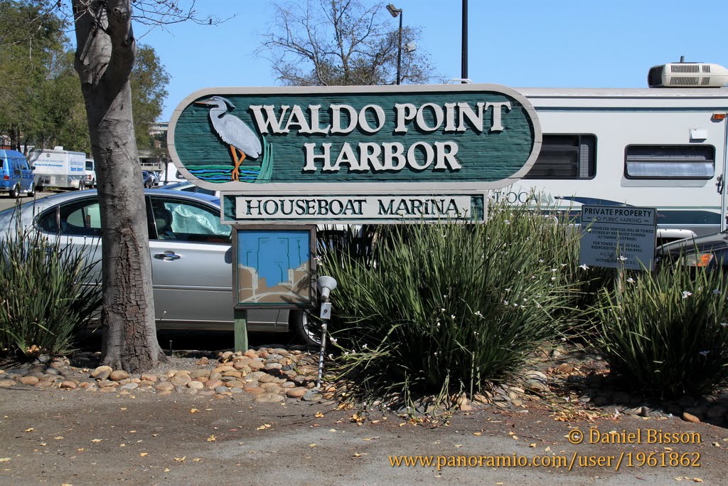 Waldo Point Harbor,  Sausalito near San Francisco (U.S.A.)