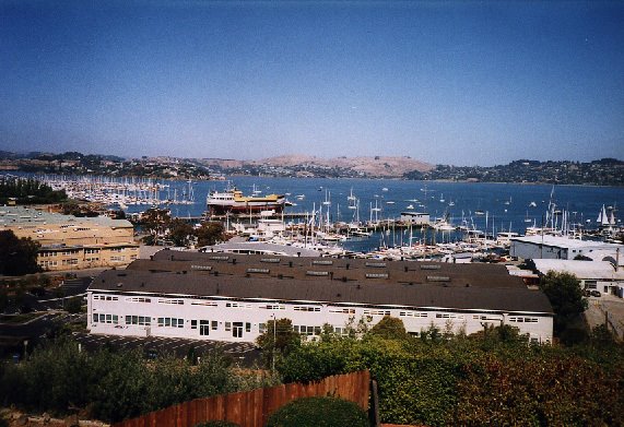 View of Richardson Bay & Belvidere Island From Marie St., Sausalito, Ca