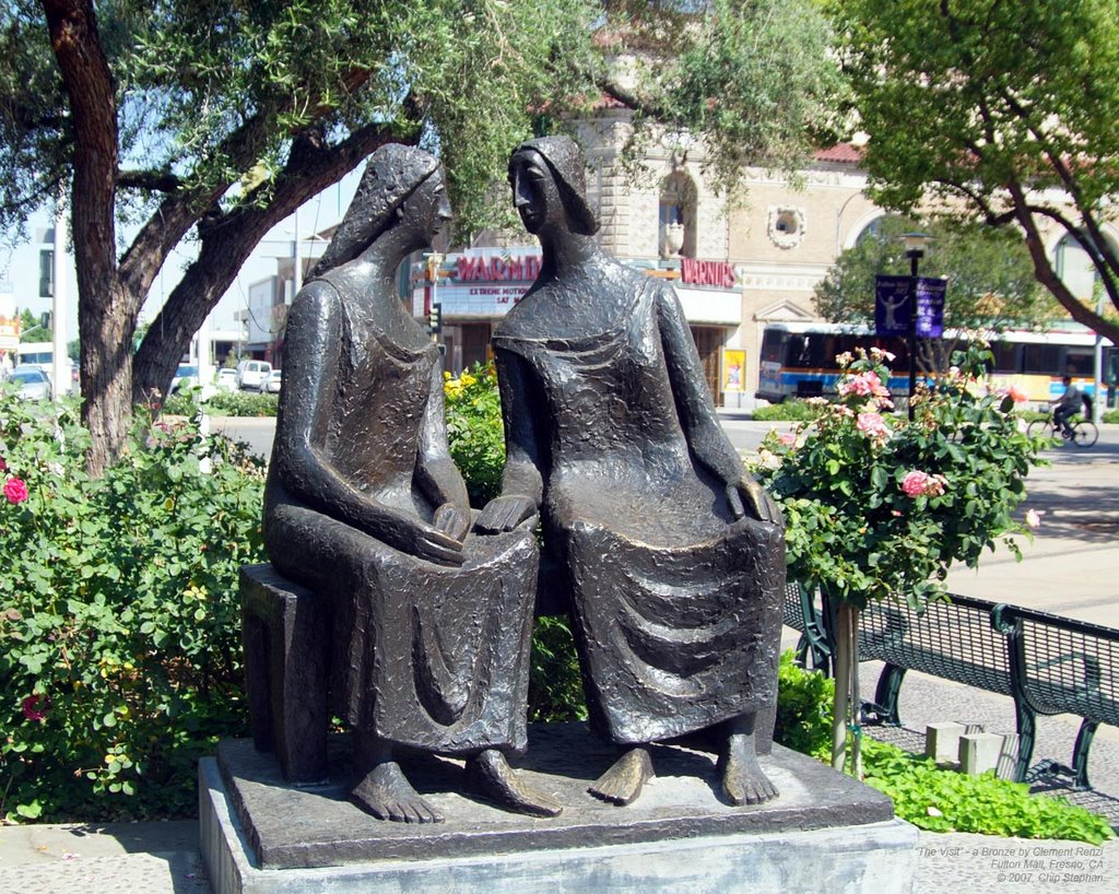 The Visit - A Bronze by Clement Renzi
