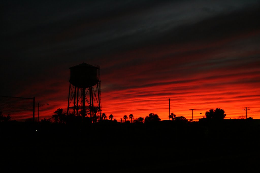 Old Water tower in El Centro