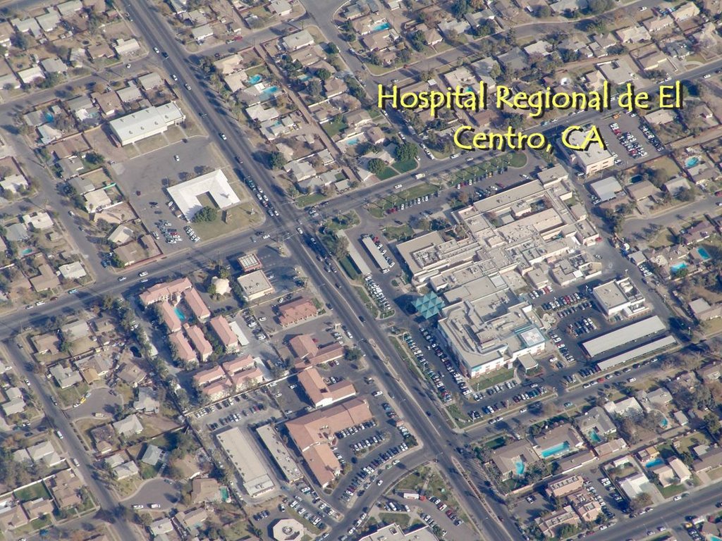 Hospital Regional El Centro, CA desde el aire