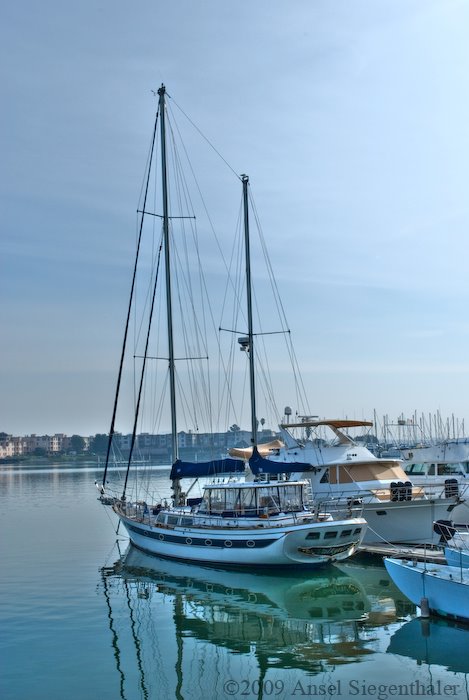Sailboat waiting for adventure