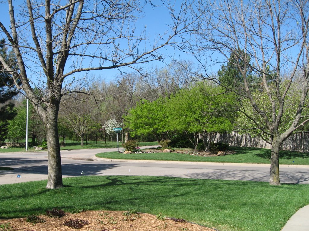 front porch looking SW