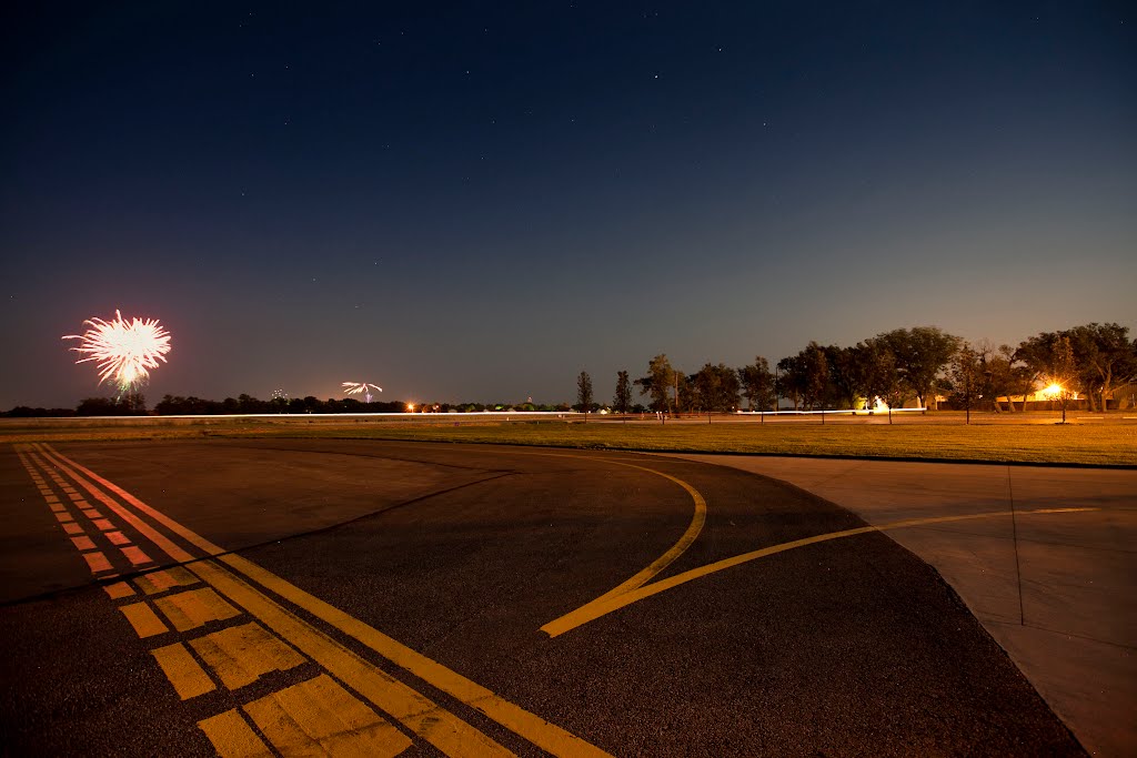 Benton Airport on the 4th of July
