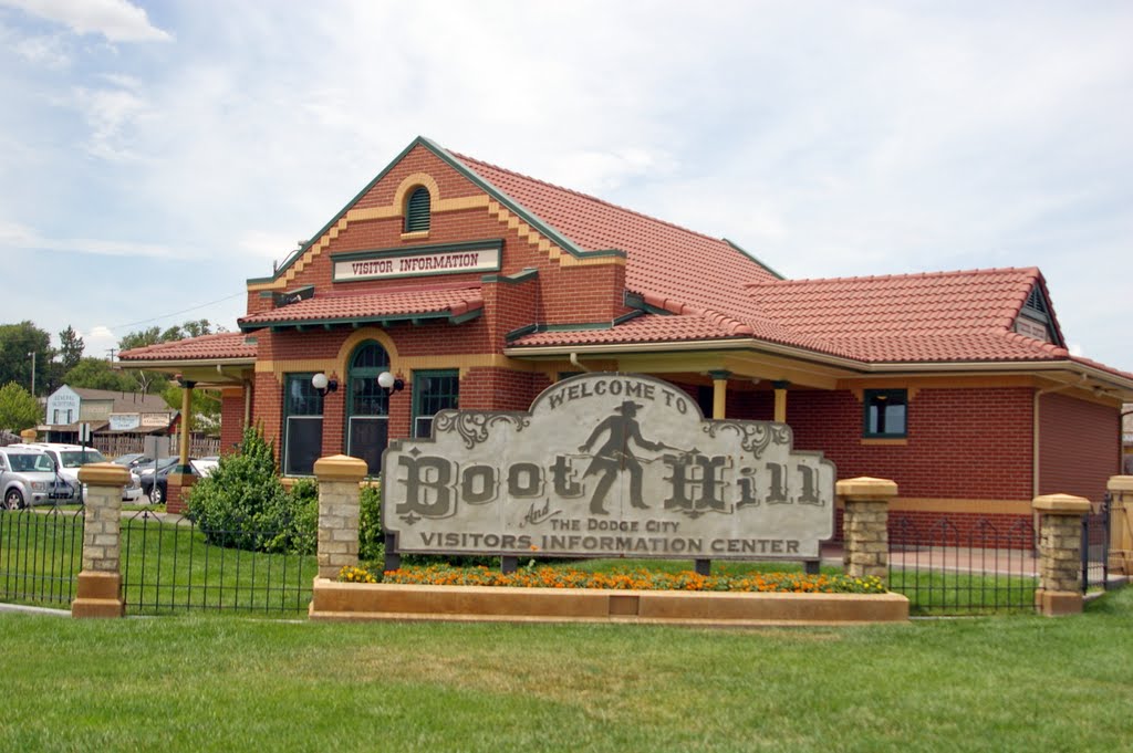 2011, Dodge City, KS, USA - Boot Hill museum - sign