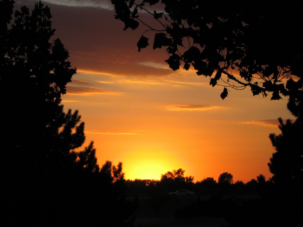 Sunset at Kansas Coliseums Wiedemann Park