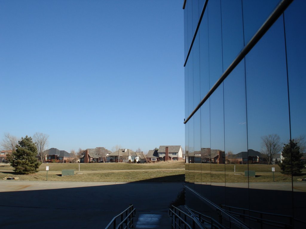 looking NE from 8200 Thorn back entrance