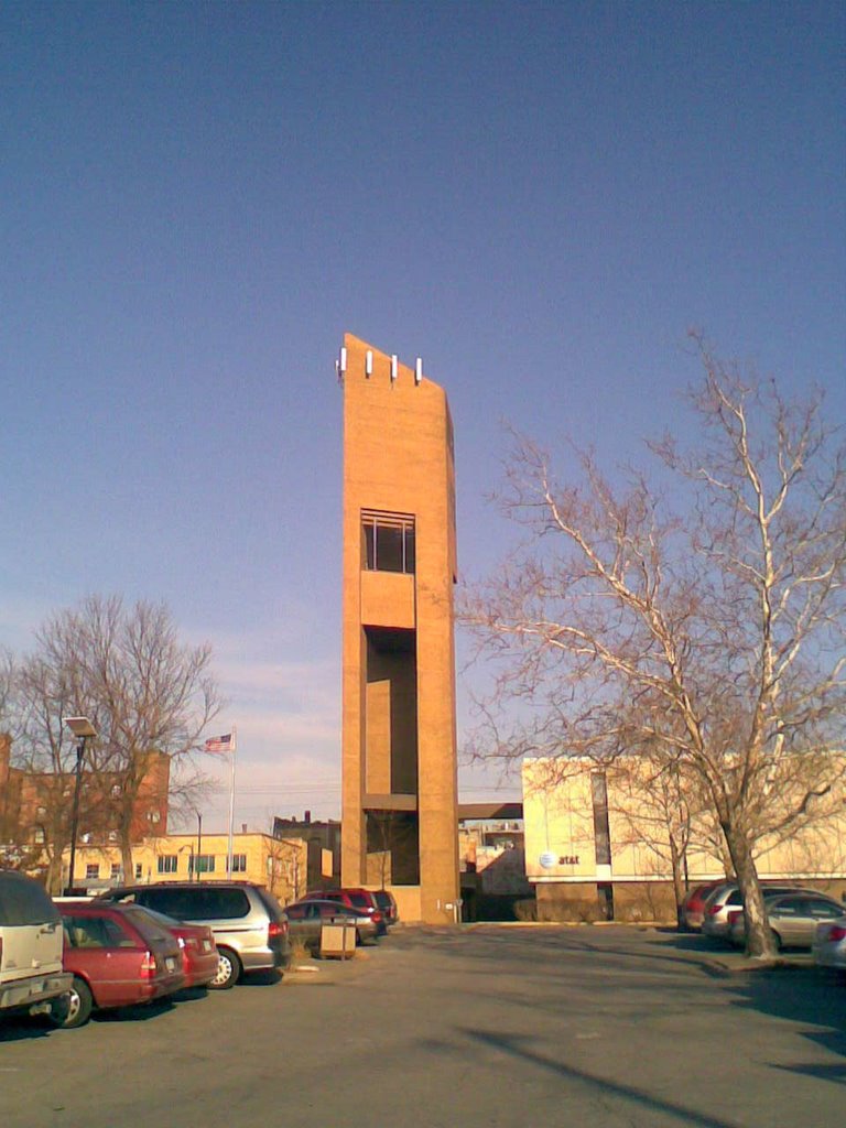 Microwave Tower,Lawrence,Downtown,Kansas,USA