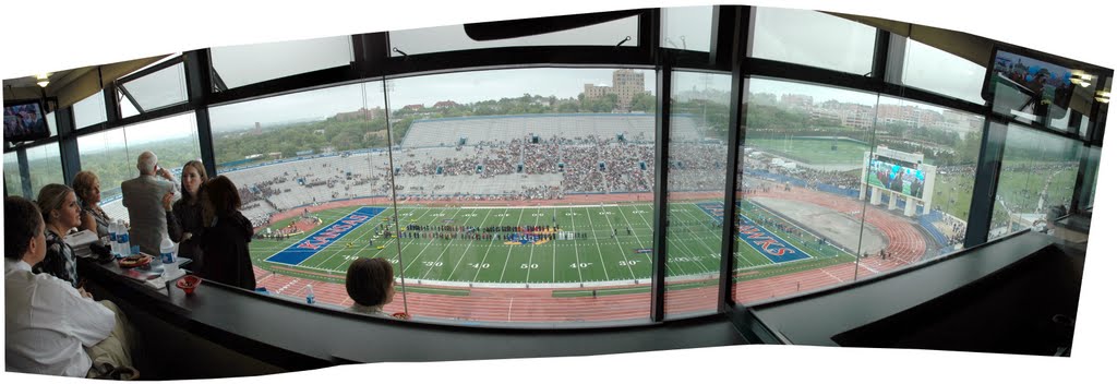 KU Memorial Stadium Commencement 2010