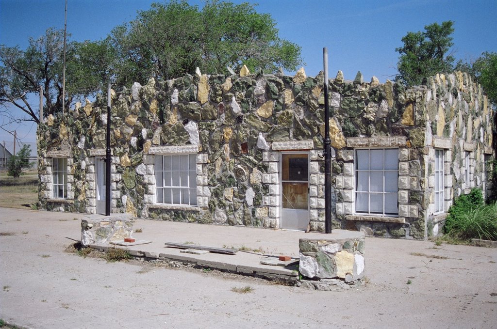 old gas station