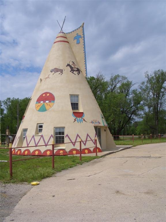 The Tee Pee, US 24, Lawrence, KS