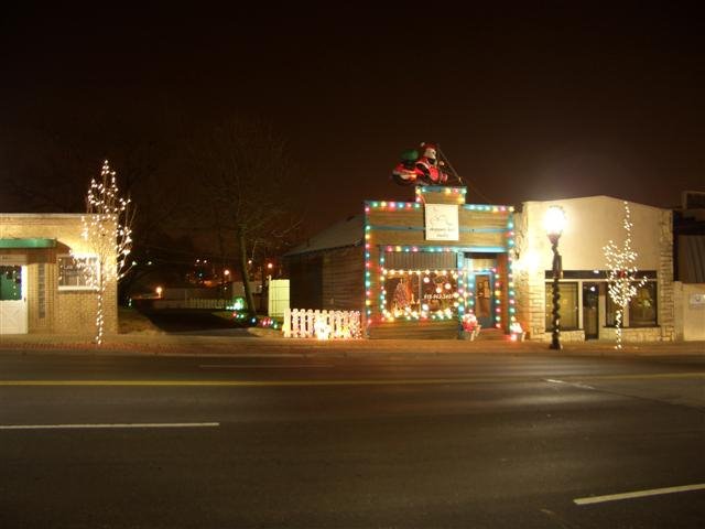 Santa on motorcycle, Shawnee, KS