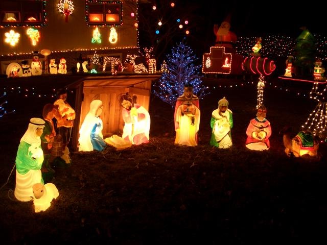 Pearson Christmas lights, Merriam, KS