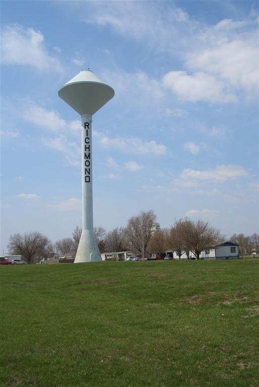 Richmond water tower, Richmond, KS