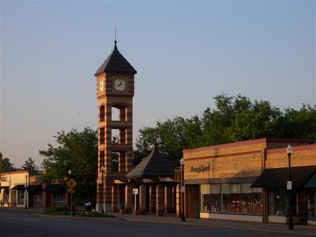 clock tower, downtown Overland Park,KS