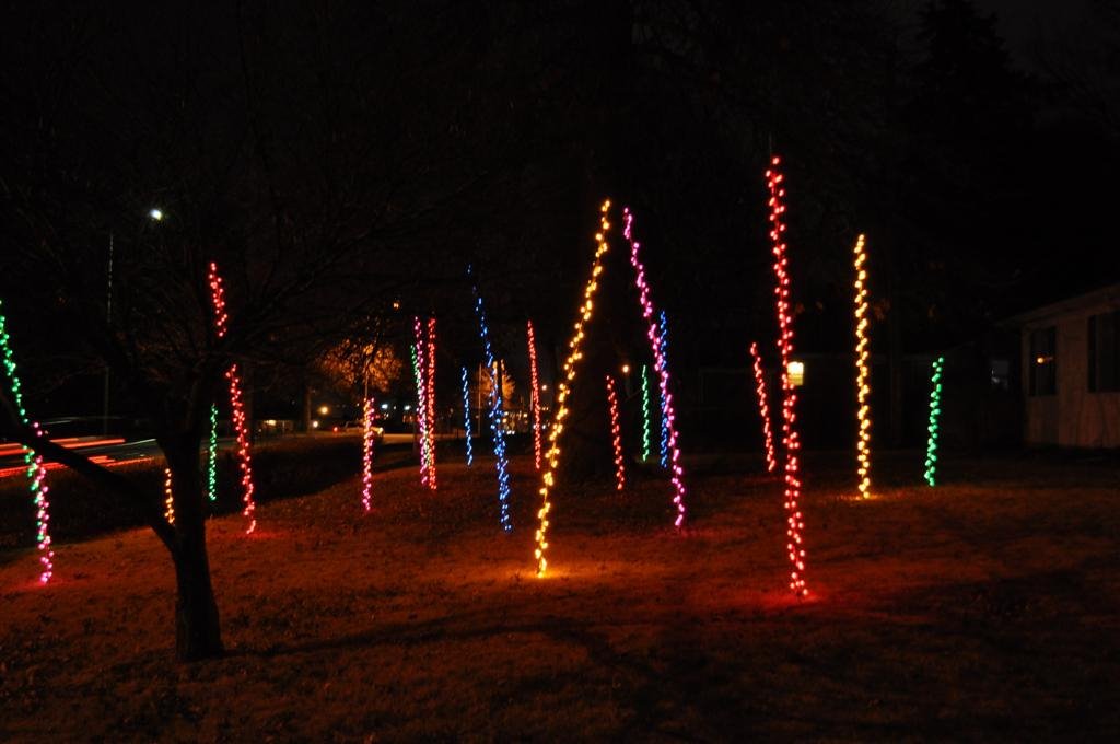 fun residence Christmas lights, Overland Park, KS