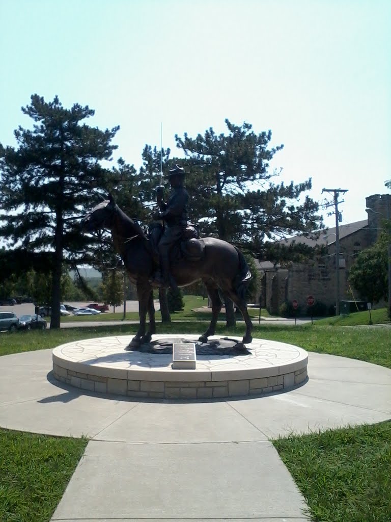 Statue at Fort Riley