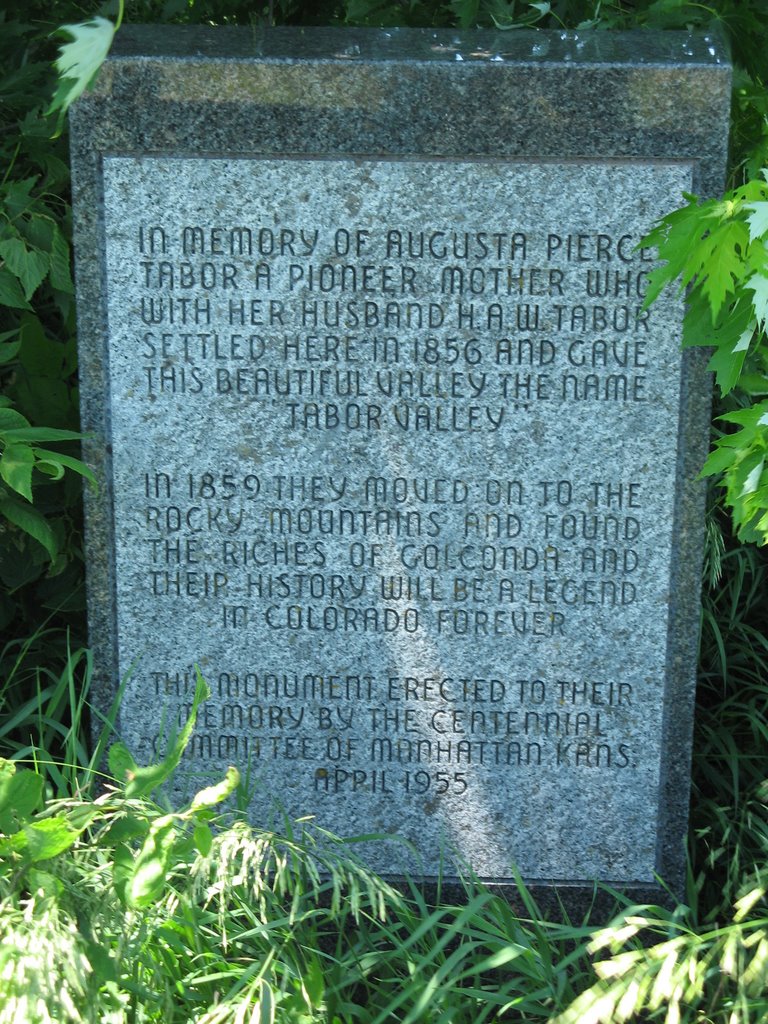 Augusta Tabor monument