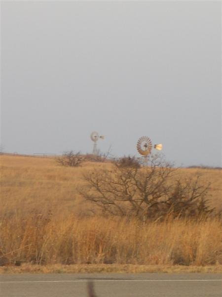 Kanza Prairie windmills, Observation Point, near Manhattan,KS
