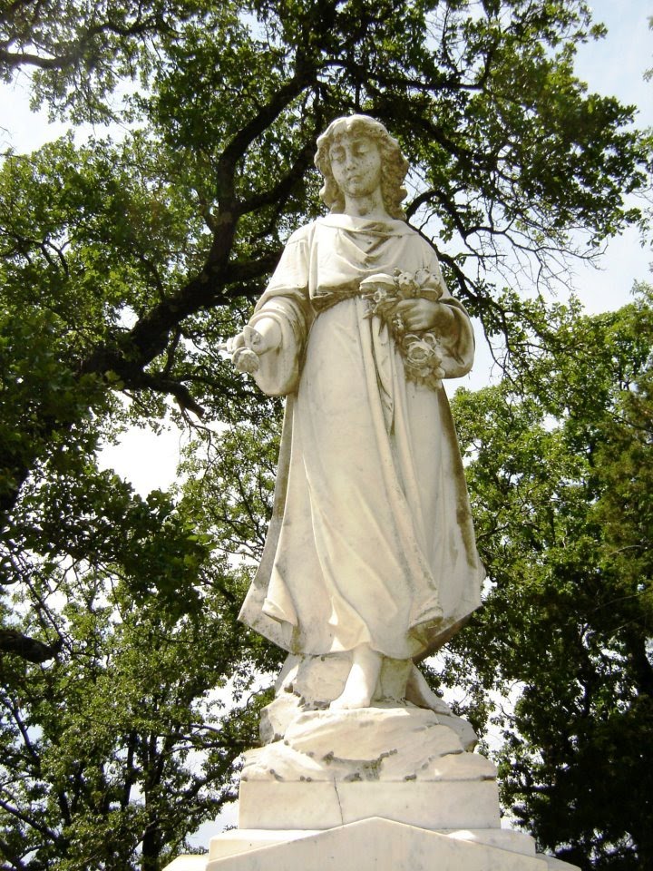 Statue in Oakwood Cemetary