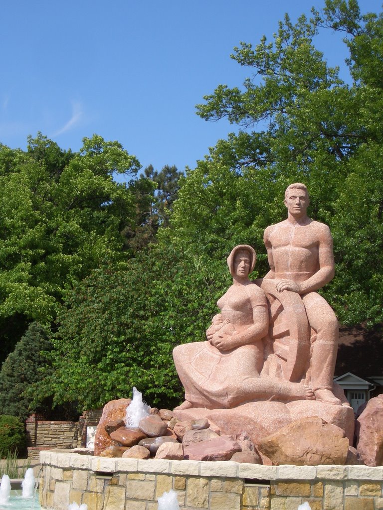 Prairie Family sculpture,Prairie Village,KS