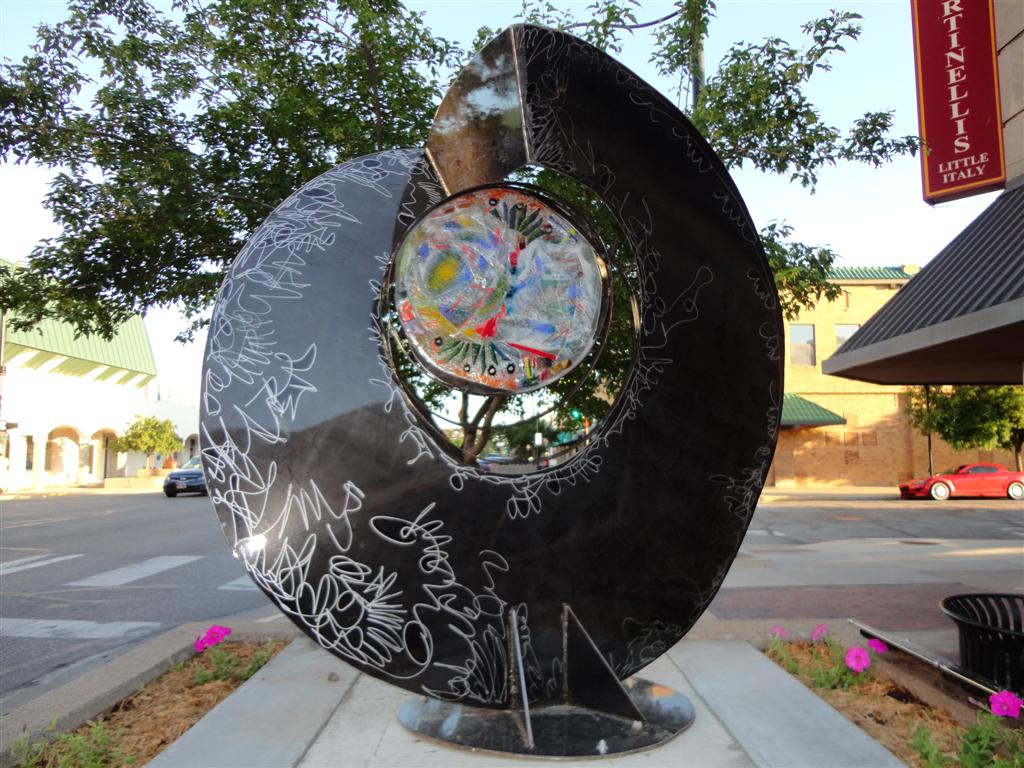 New Dancing Moon by Reven Marie Swanson, downtown Salina, KS
