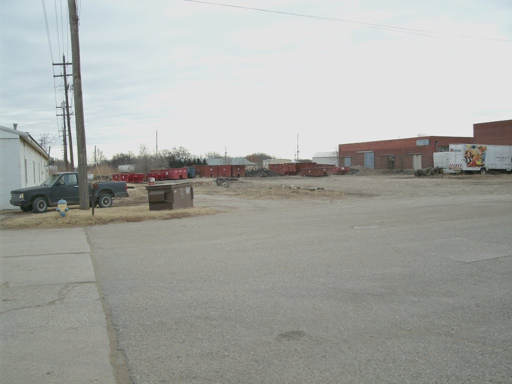 The corner of Pine st. and N. 5th st., looking East. Salina Kansas, January 12, 2012