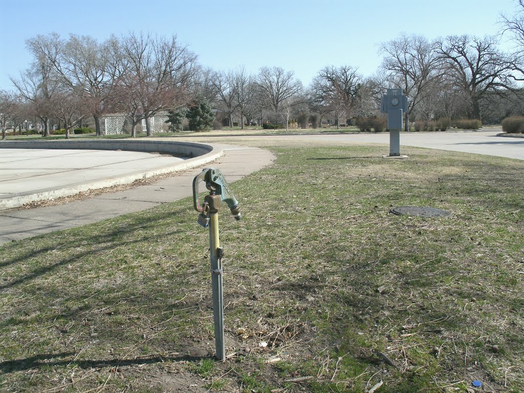 Oakdale Park, Ice Skating Rink, Hose nozel and Gazebo