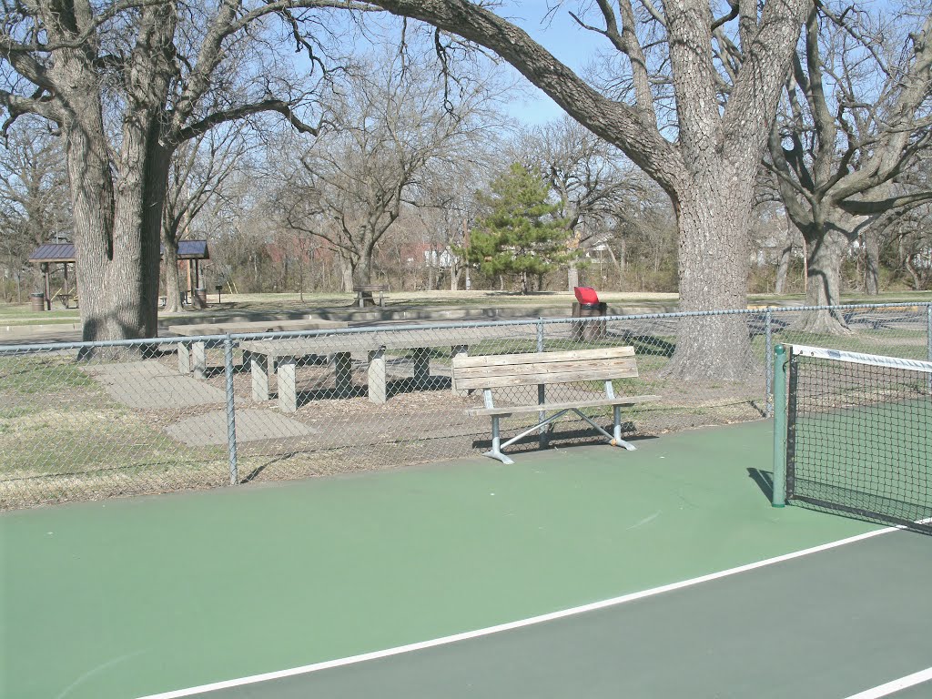 Oakdale Park, Tennis Court, Concrete tables and Shelter 2