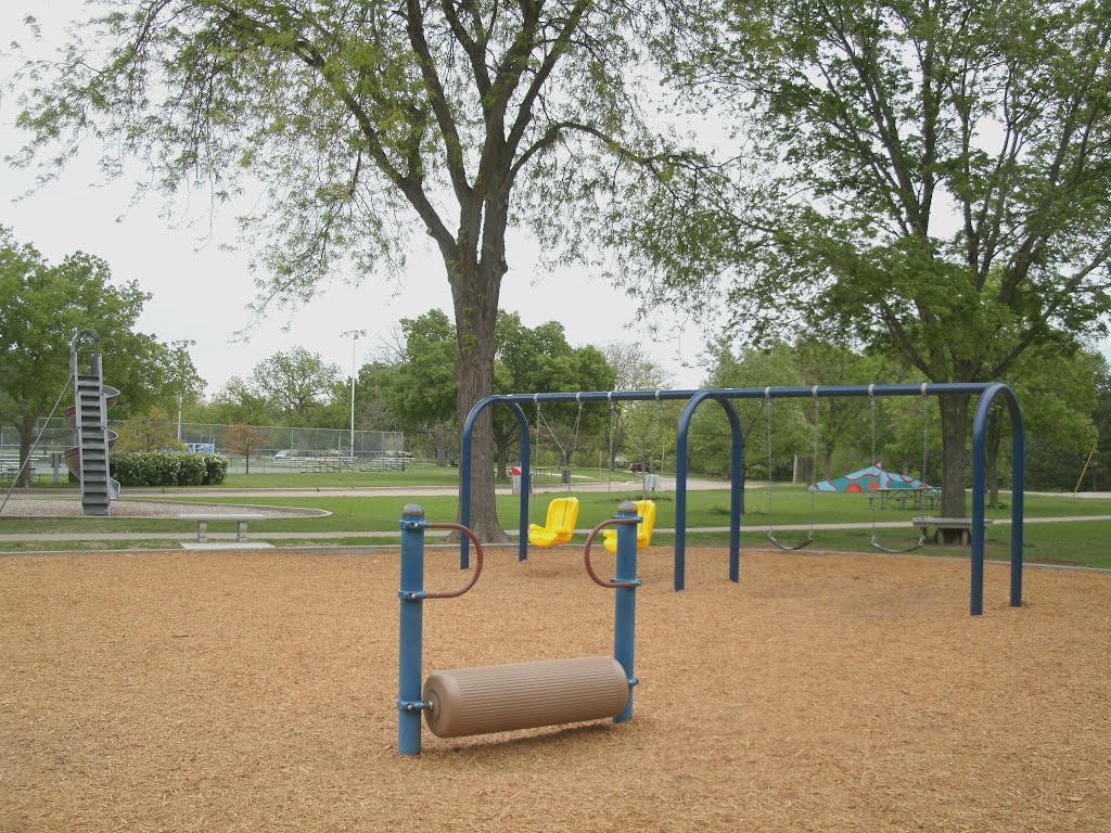Oakdale Park, Slide, Log Roll, and Swings