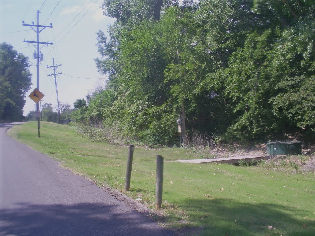 Lakewood Parks Deer Crossing sign, West Off Lakewood Drive