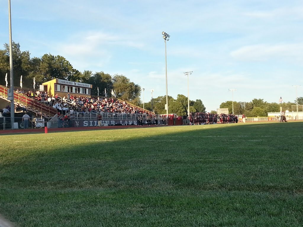 Silver Lake Football Stands (9/13/2013 vs Neodesha)