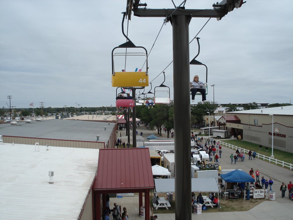 Cable Tram Ride,2007 Kansas State Fair ,Hutchinson,Kansas,USA