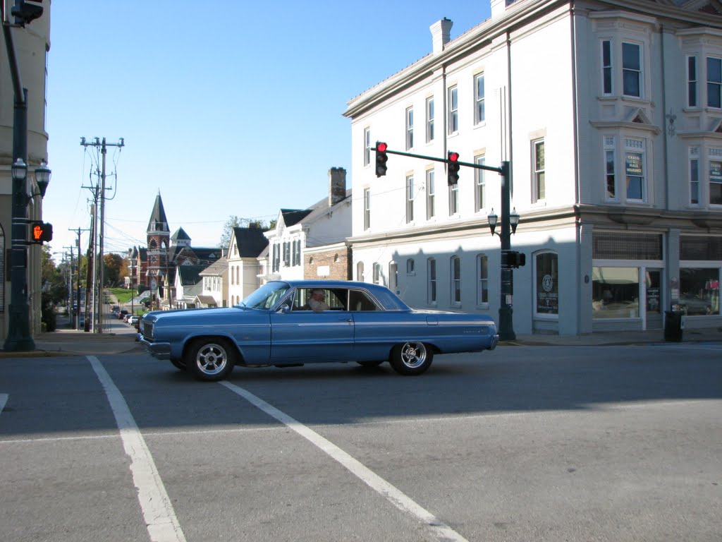 Georgetown KY South Hamilton St. view to Baptist Ch.