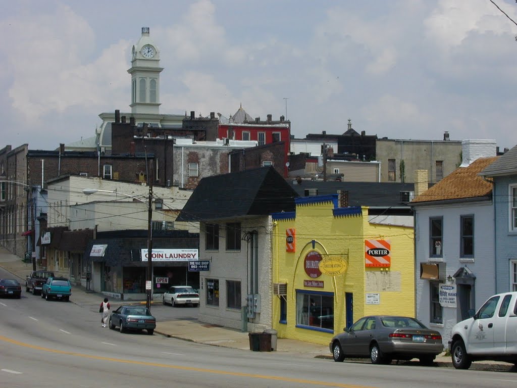 Gorgetown Kentucky - looking towards the city center - early summer 2000