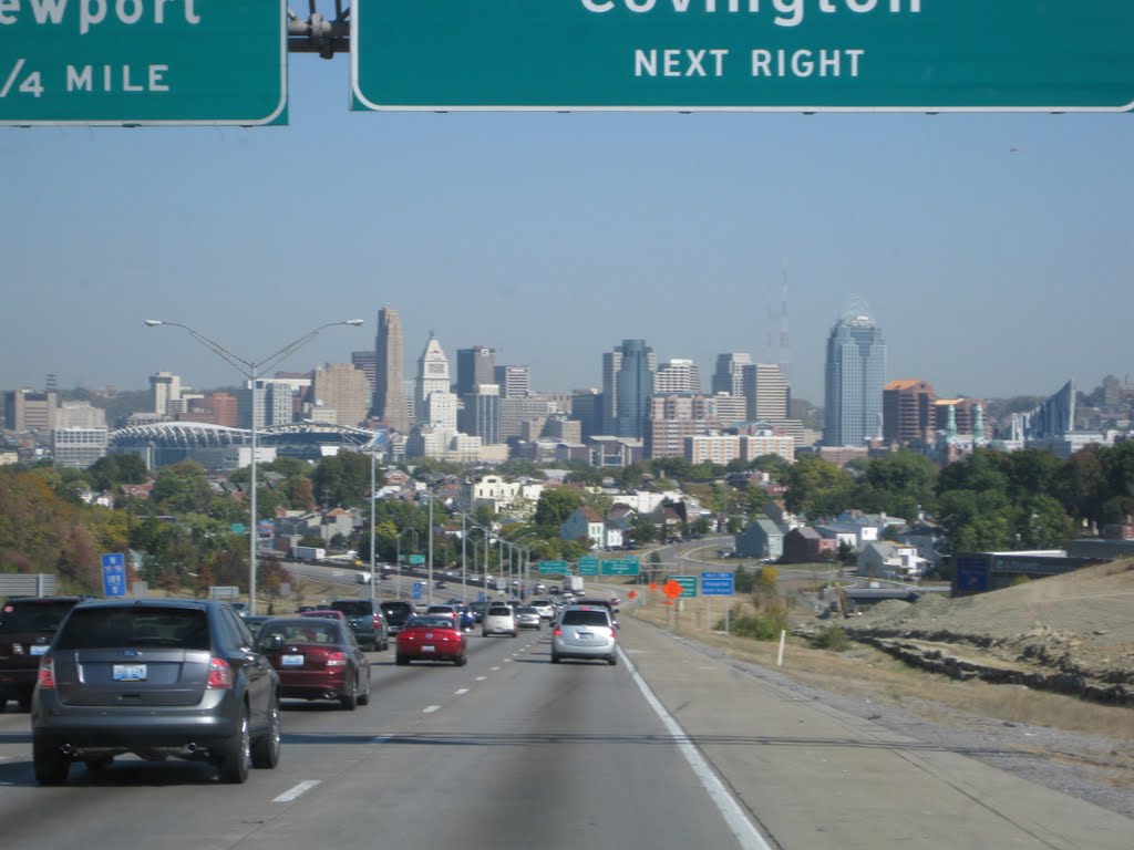 Cincinnati Skyline from I-75