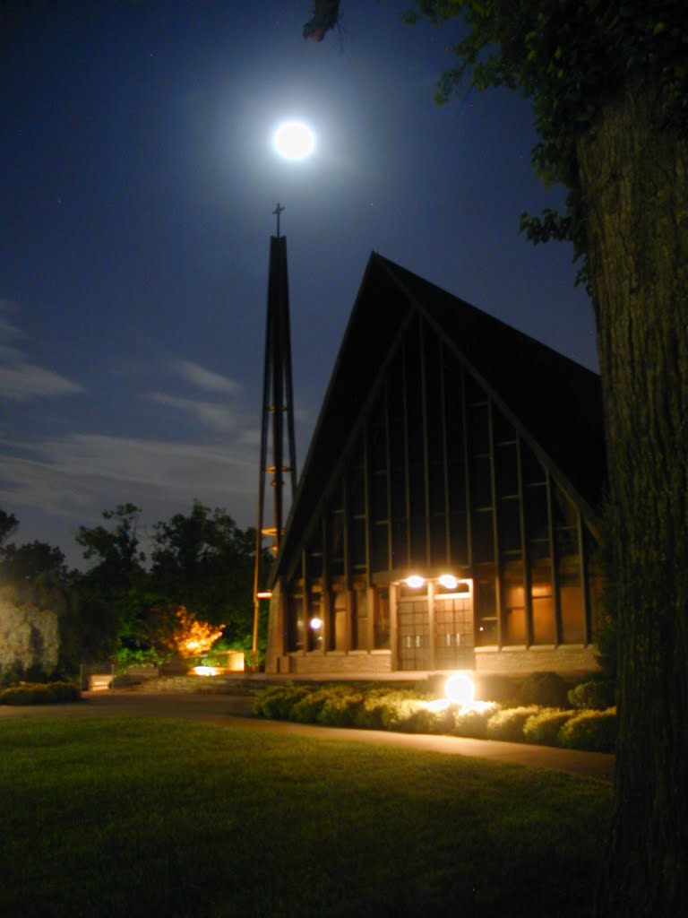 The Chapel at night -  Louisville Presbyterian Theological Seminary  Summer 2000