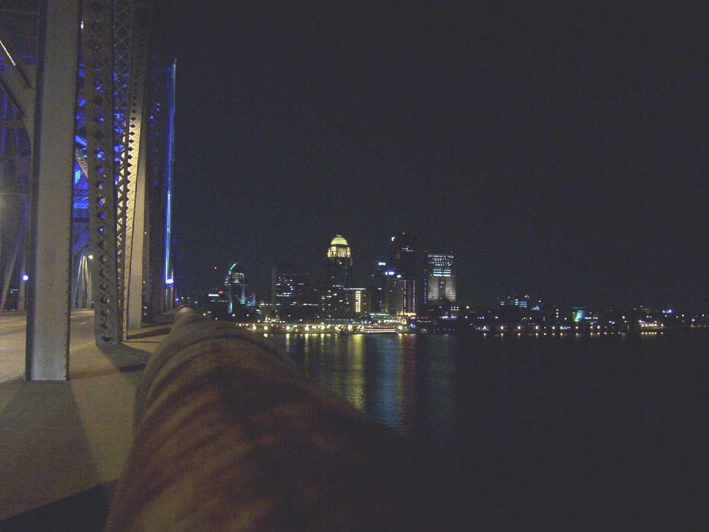 Louisville Night Skyline from the bridge (2006-09)