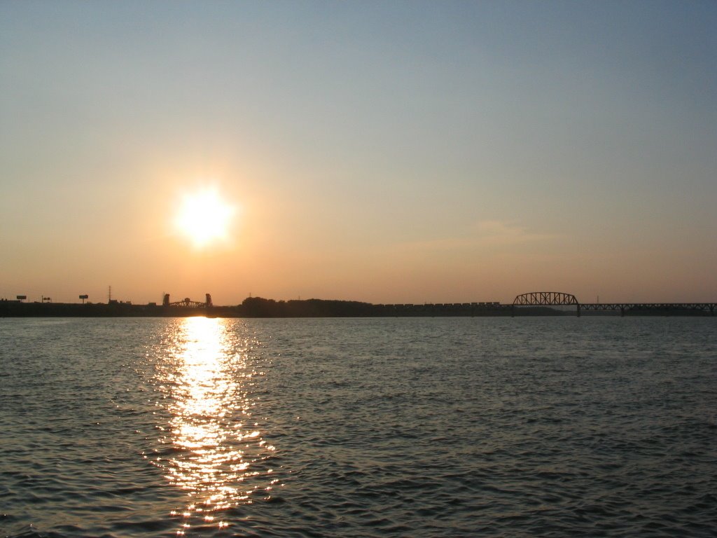 Ohio River sunset