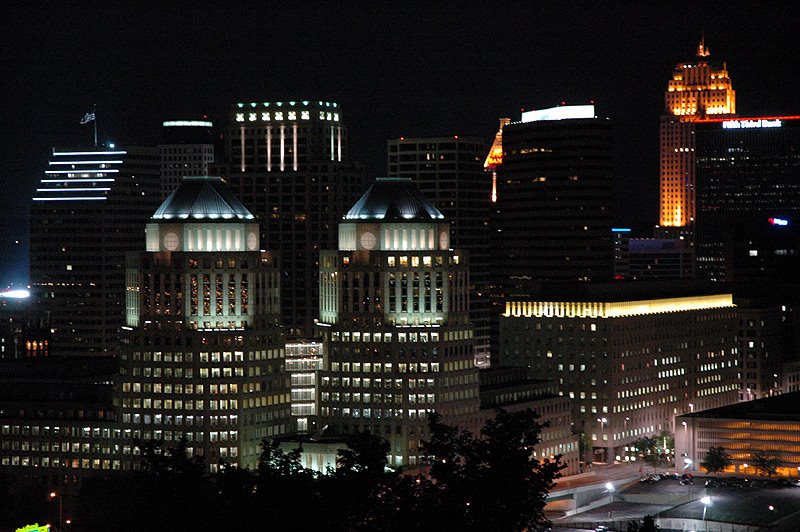 Cincinnati at night