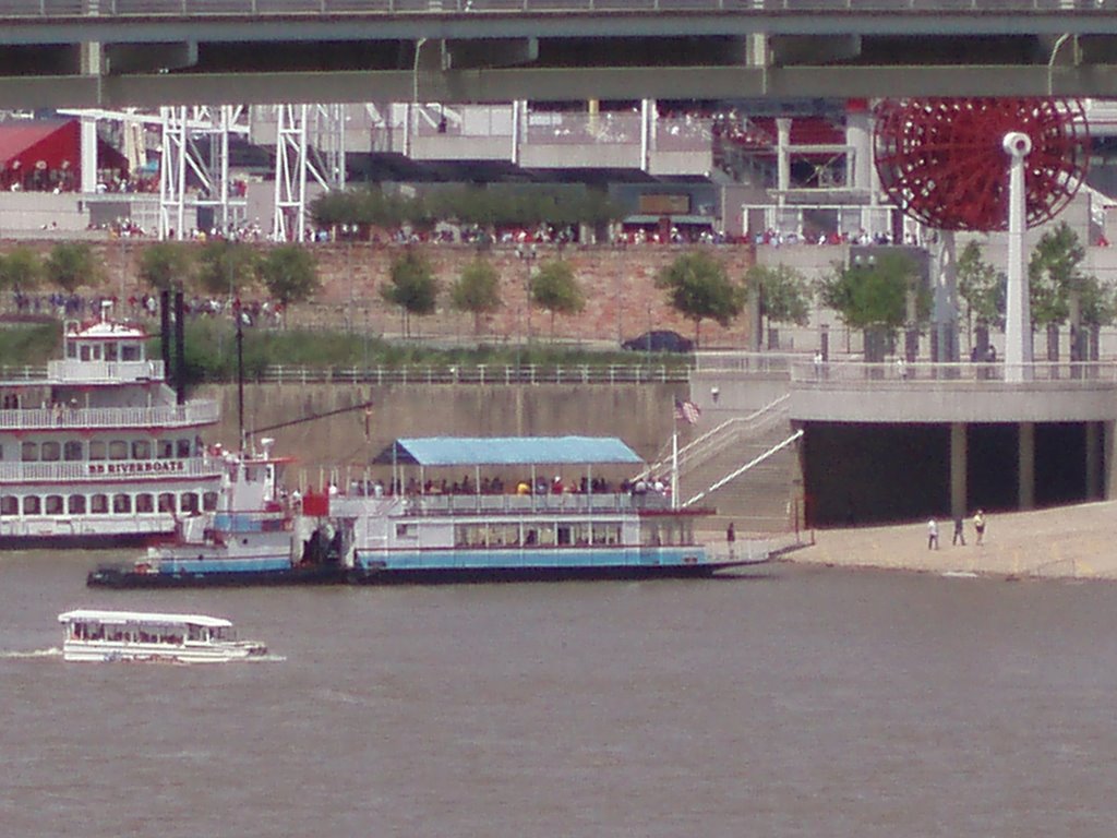 Cincinnati River before a Reds game