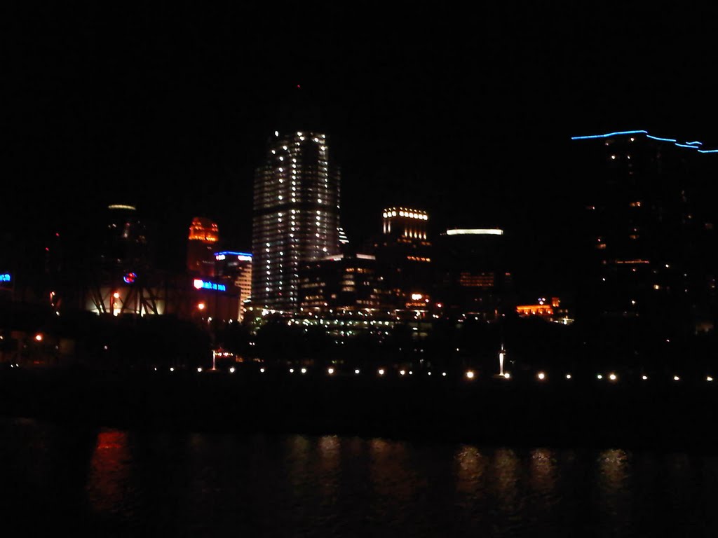 Cincinnati from a Riverboat