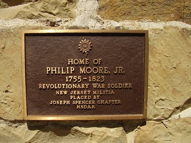 Placard on Philip Moore House