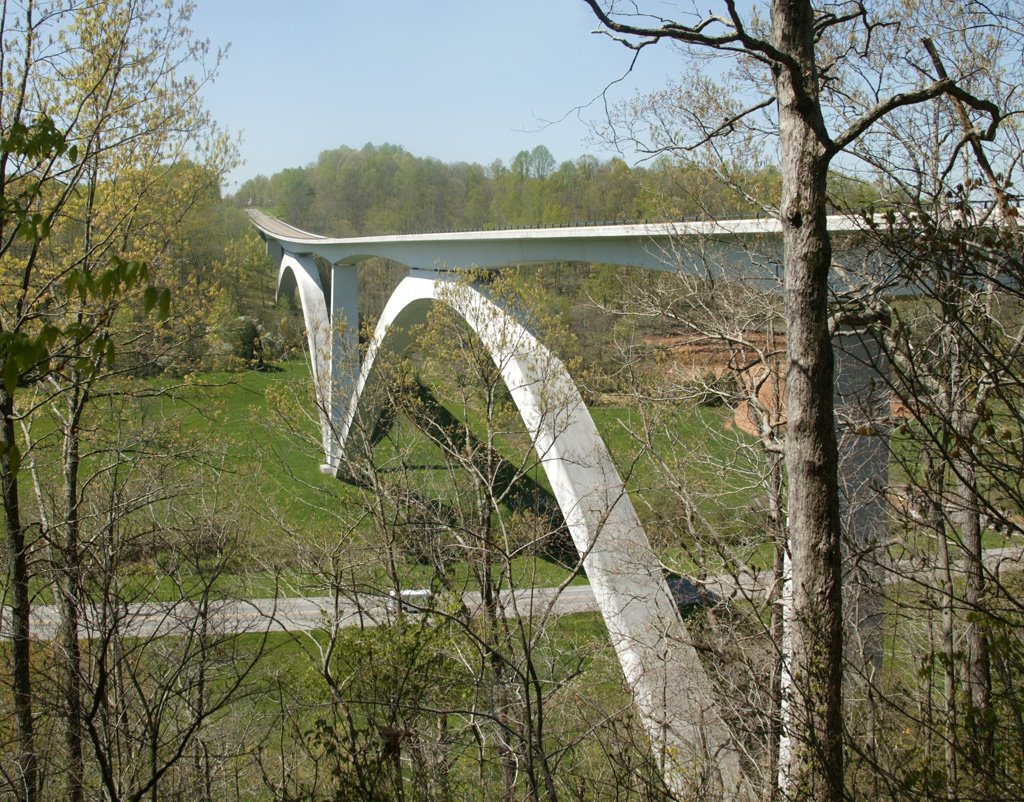 Birdsong Hollow and Highway 96 Double-Arched Bridge